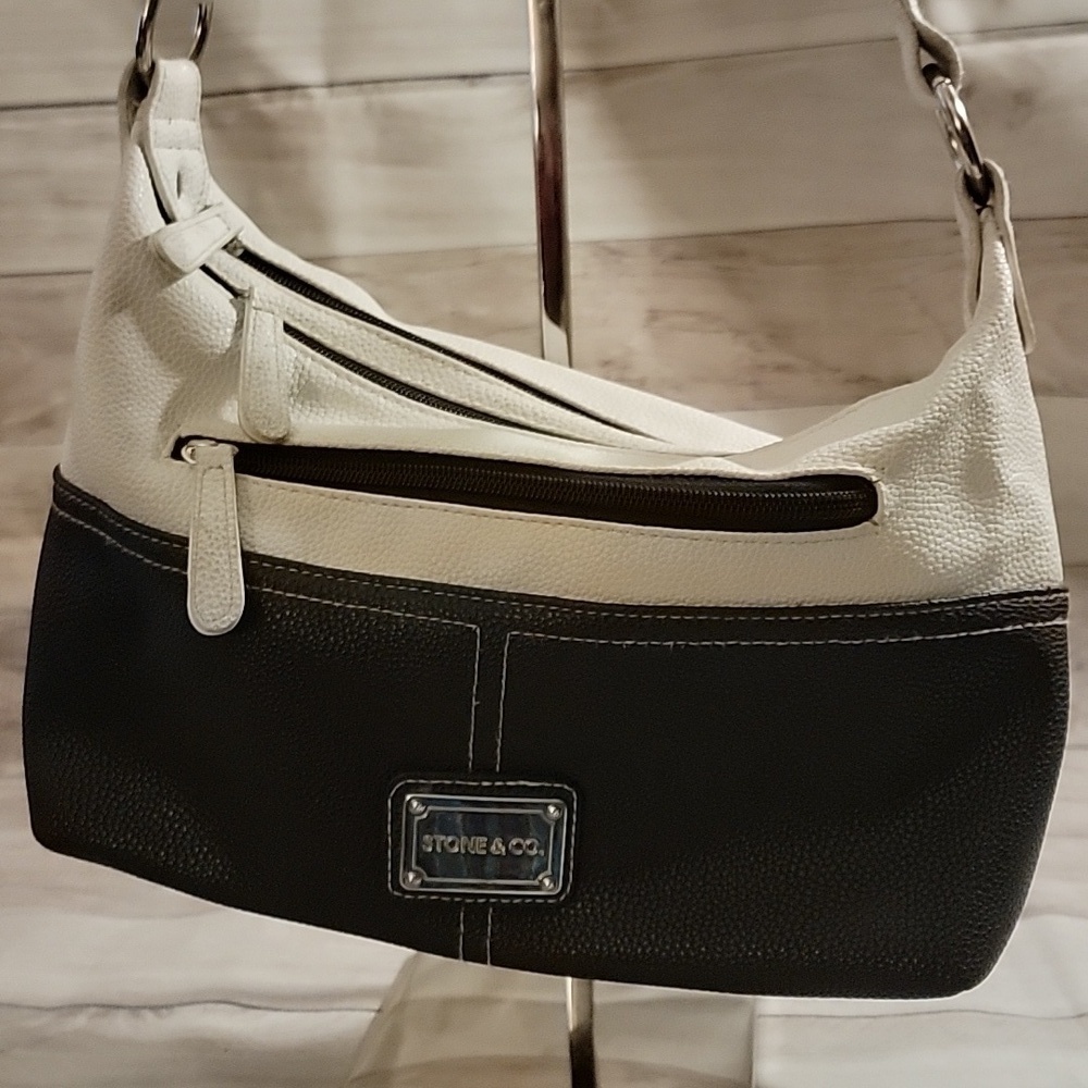 Stone & Co. Two toned PU Shoulder Bag